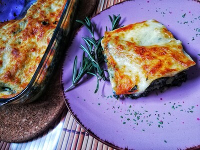 Gr&uuml;nkohl Lasagne 