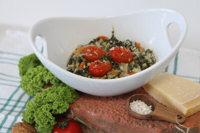 Gr&uuml;nkohl- Risotto