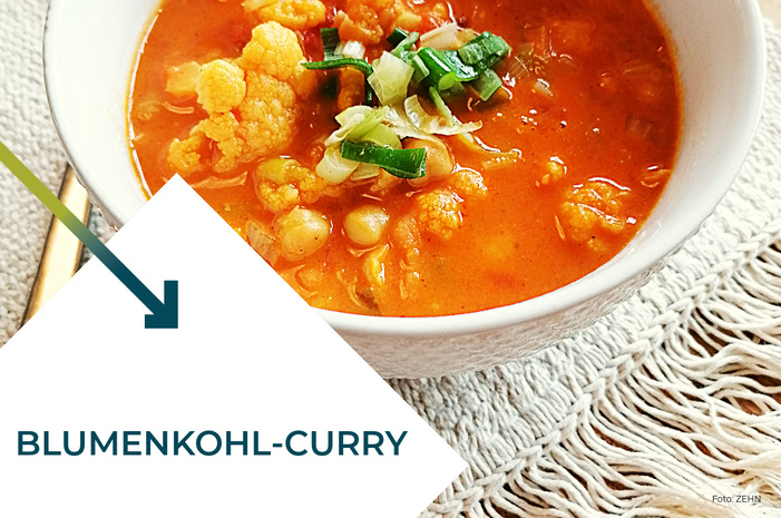 Rezept des Monats November - Blumenkohl-Curry