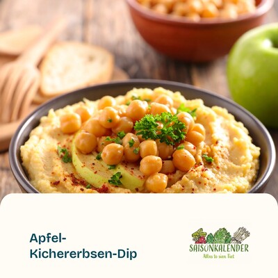 Apfel-Kichererbsen-Dip - © ZEHN Apfel-Kichererbsen-Dip
