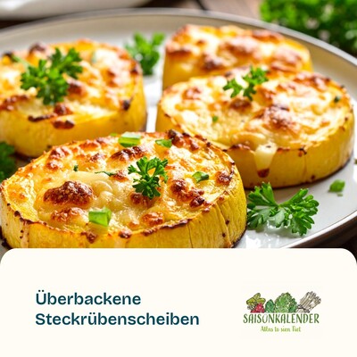 Überbackene Steckrübenscheiben - © ZEHN Überbackene Steckrübenscheiben