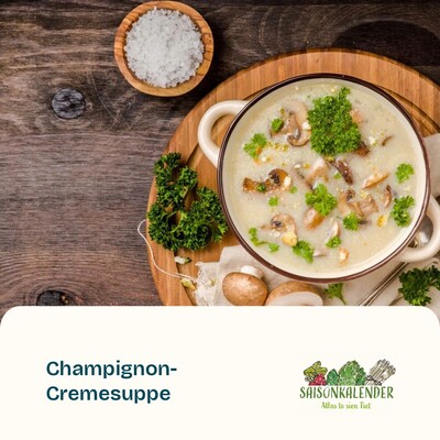 Champignon-Cremesuppe - © ZEHN Champignon-Cremesuppe