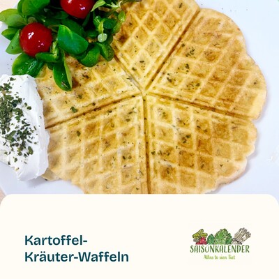 Kartoffel-Kräuter-Waffeln - © ZEHN Kartoffel-Kräuter-Waffeln