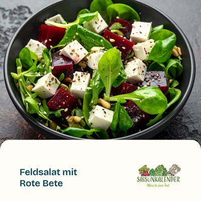 Feldsalat Rote Bete - © ZEHN Feldsalat Rote Bete