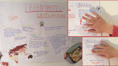 Wettbewerb Lebensmittelwertschätzung 1. Platz Ricarda Huch Schule - © Wettbewerbsbeitrag der Ricarda-Huch-Schule aus Braunschweig © ZEHN Wettbewerb Lebensmittelwertschätzung 1. Platz Ricarda Huch Schule