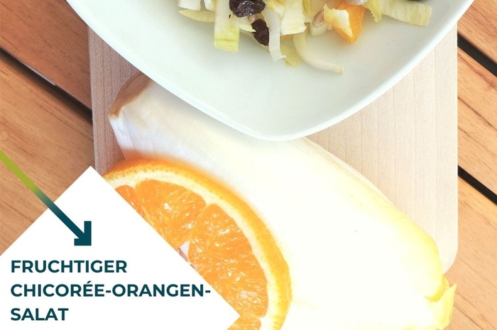 Rezept des Monats Dezember - Chicorée-Orangen-Salat