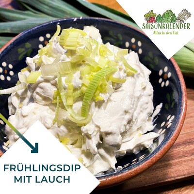 Rezept des Monats März - Lauchdip