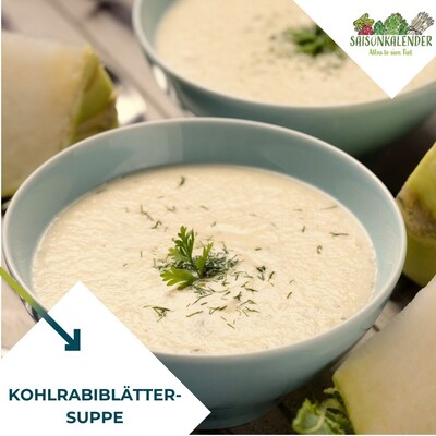 Kohlrabiblättersuppe