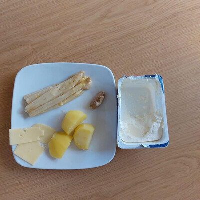 Spargelcremesuppe vorher