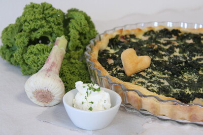 Gr&uuml;nkohl- Tarte