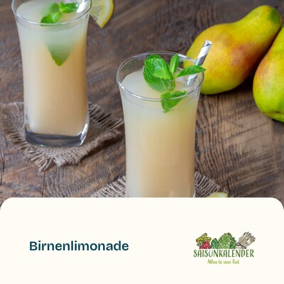 Birnenlimonade - © ZEHN Birnenlimonade