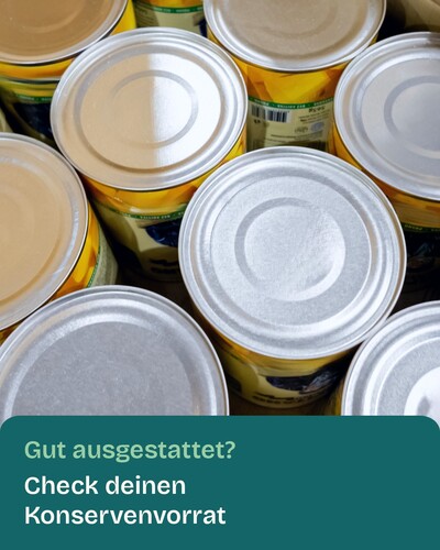 Titelbild ENV - Konservenvorrat