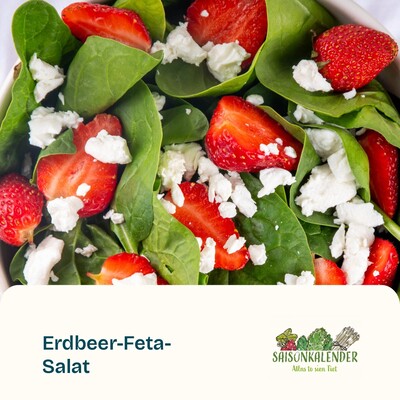 Erdbeer-Feta-Salat - © ZEHN Erdbeer-Feta-Salat